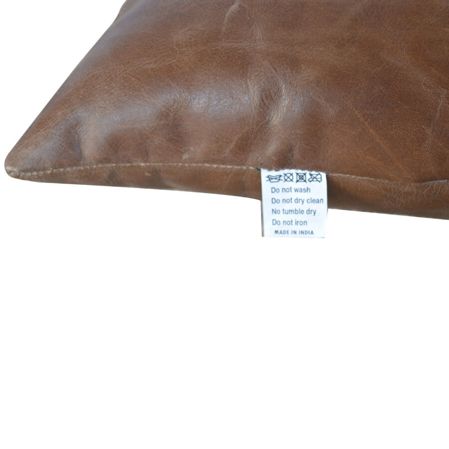 Buffalo Leather Cushion