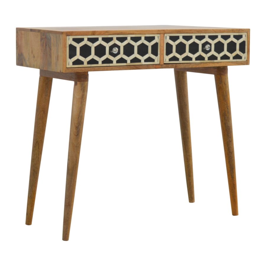 Bone Inlay Console Table