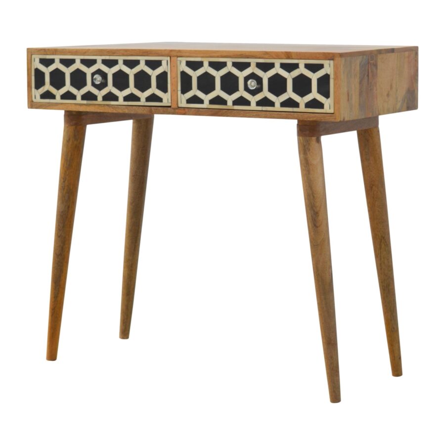 Bone Inlay Console Table