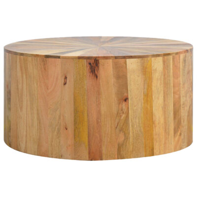 Round Wooden Coffee Table