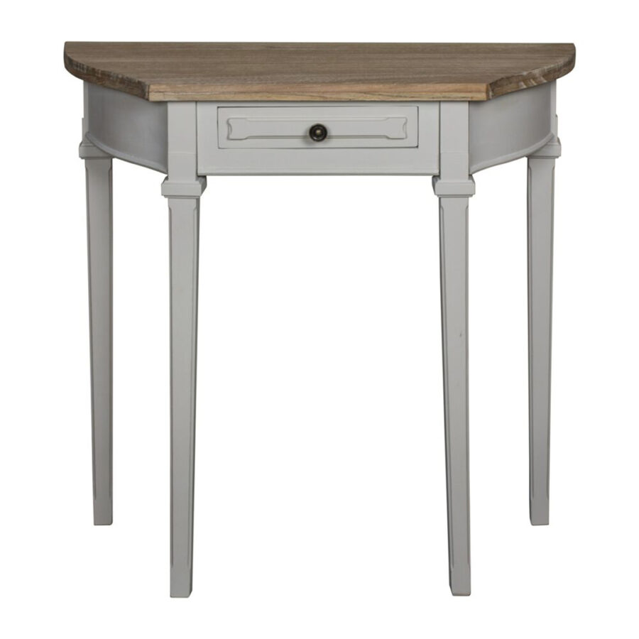 1 Drawer Semilune Console Table