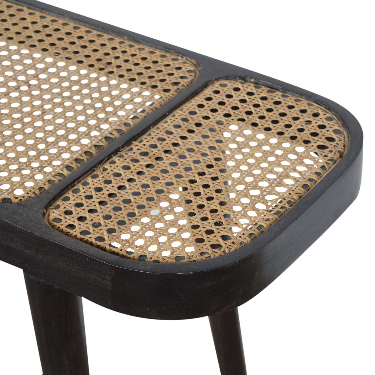 Carbon Black Rattan Console Table â Artisan Furniture