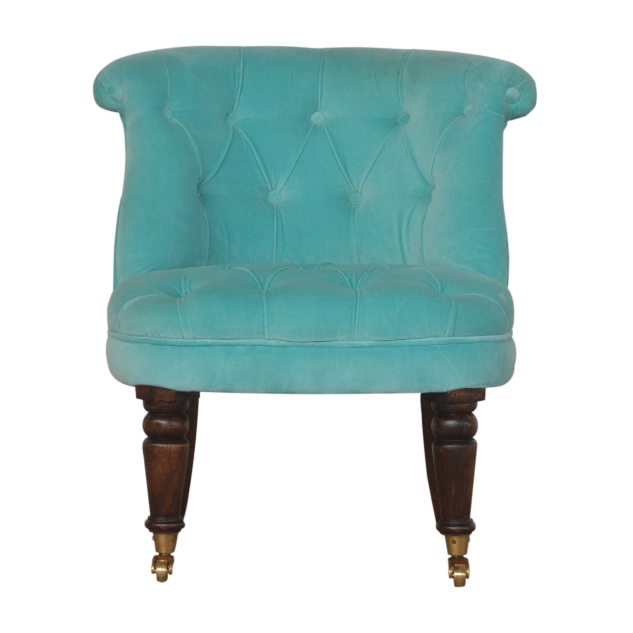 Turquoise Velvet Accent Chair Artisan Furniture