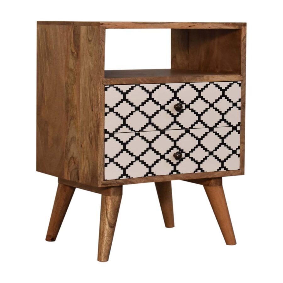 Stella Bedside with Open Slot