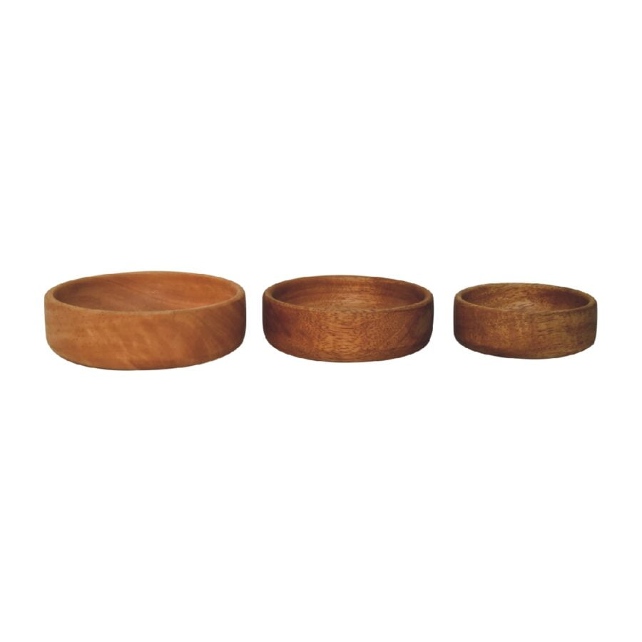 in3346 solid wood fruit bowl set of 3