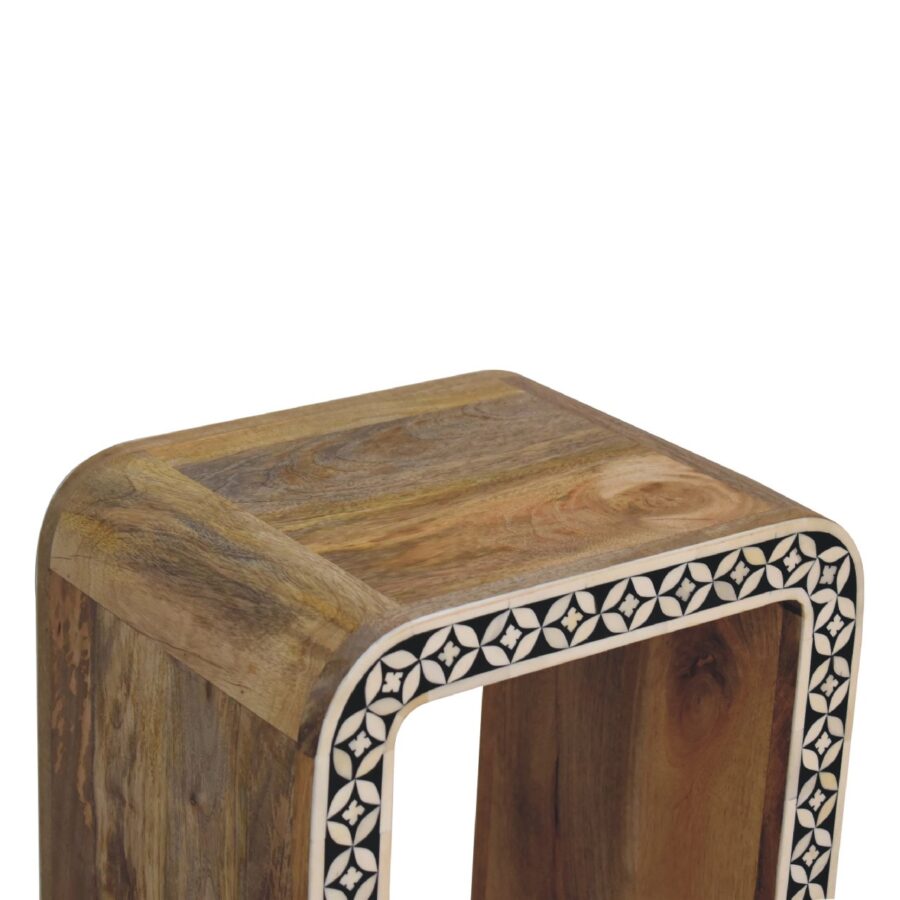 in3385 edessa bone inlay end table