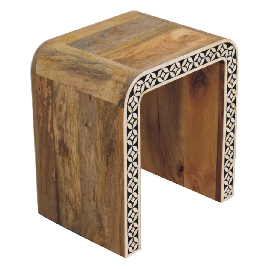 in3385 edessa bone inlay end table