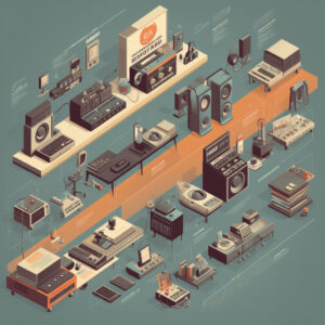 evolution of ecommerce A timeline representing the technological milestones in the evolution of e-commerce.