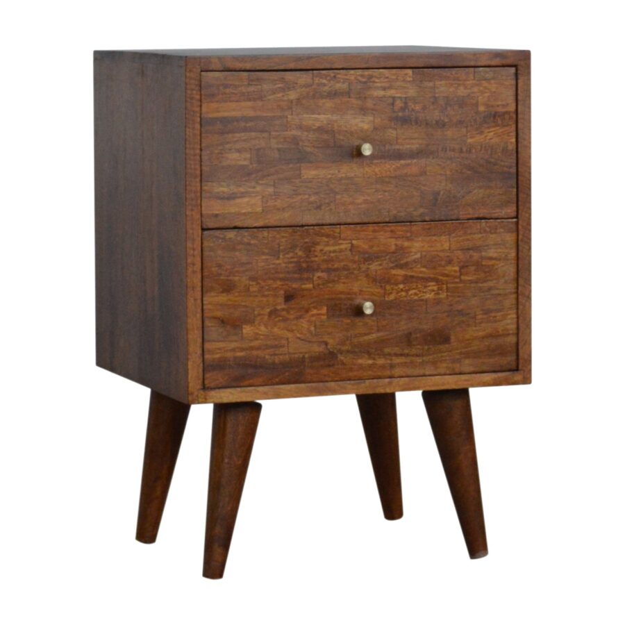 in1003 mixed chestnut bedside