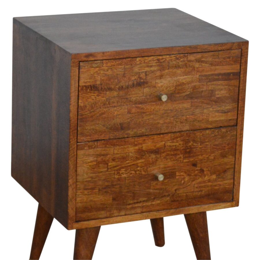 in1003 mixed chestnut bedside