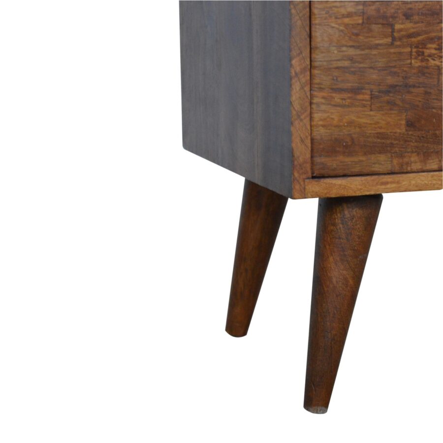 in1003 mixed chestnut bedside