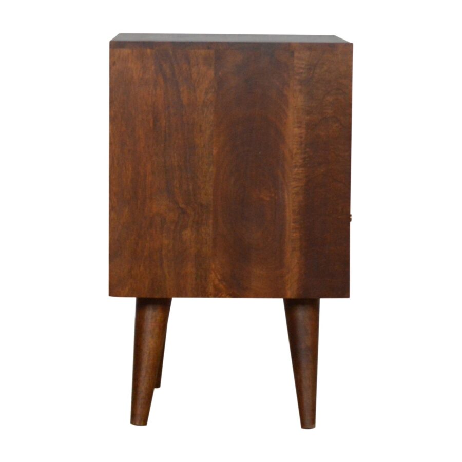 in1003 mixed chestnut bedside