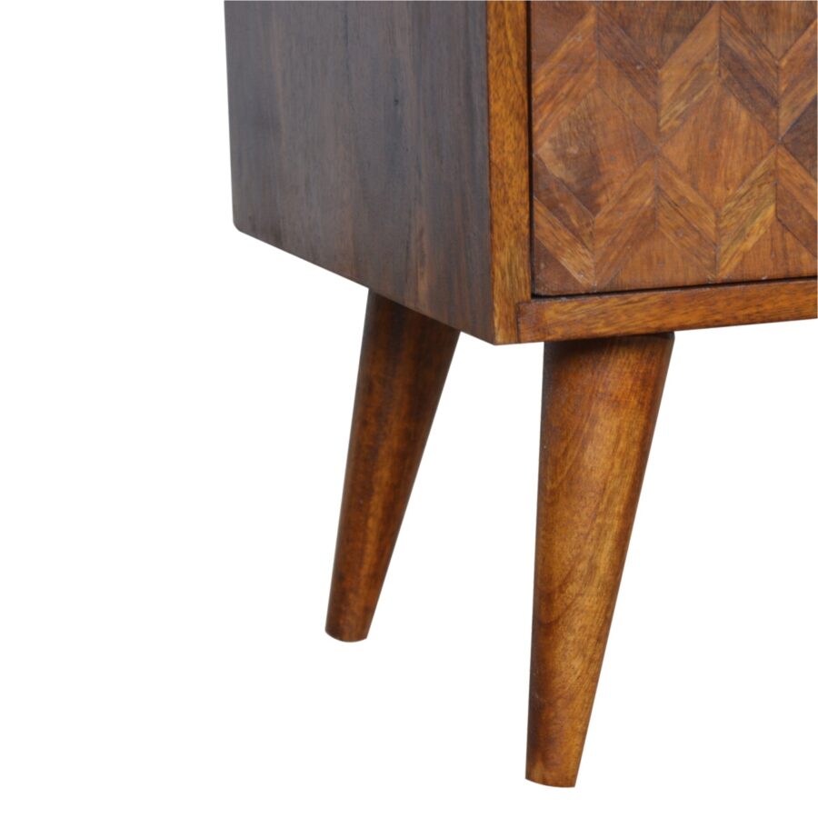 in1006 assorted chestnut bedside