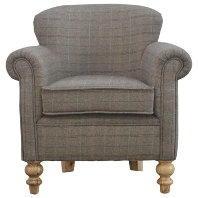 in119 multi tweed armchair