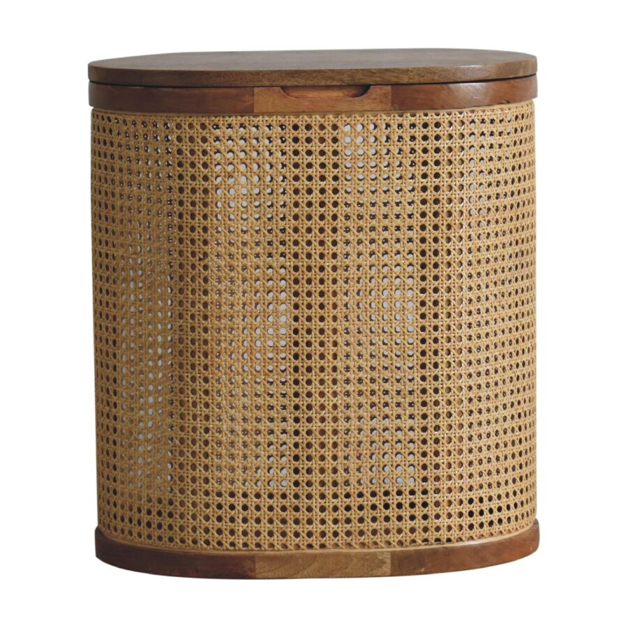 in3461 rattan lid up storage stool