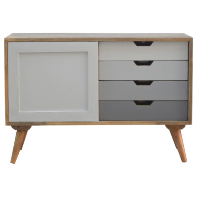 in136 grey gradient sliding sideboard