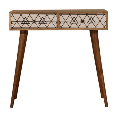 in1559 triangular console table