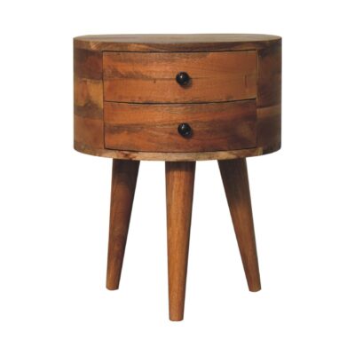 in3598 odyssey oak ish tripod bedside