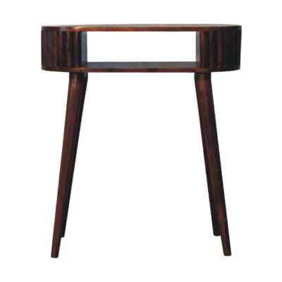 in3596 stripe chestnut writing desk